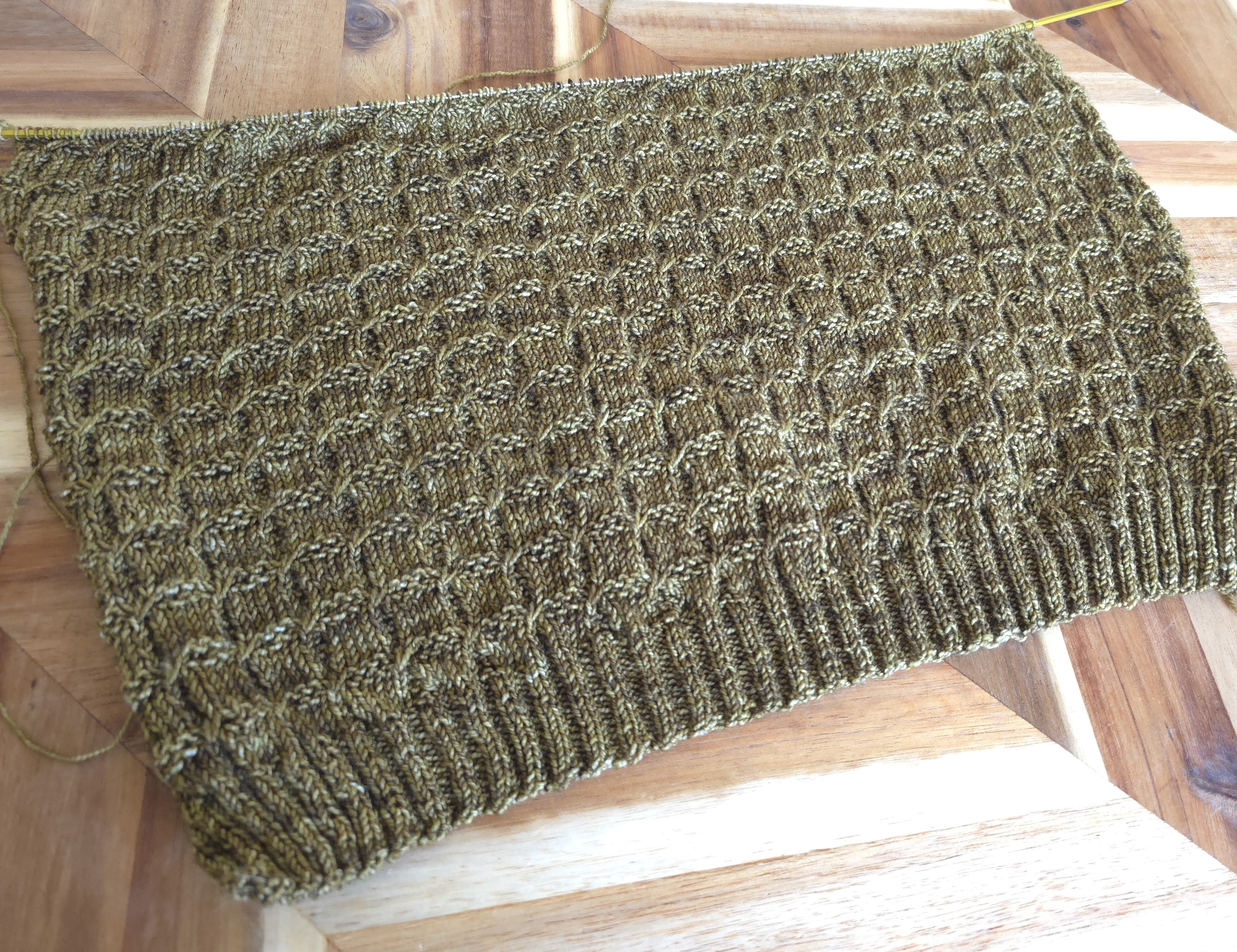 new vest knitting design