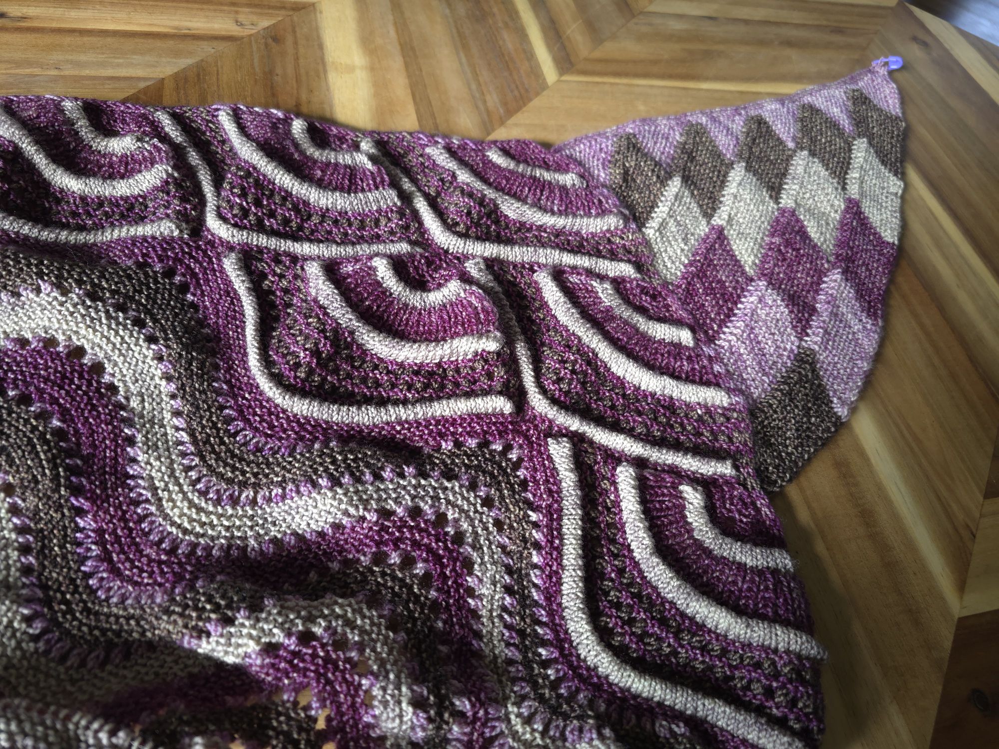 Mystery MusiKAL shawl clue 3